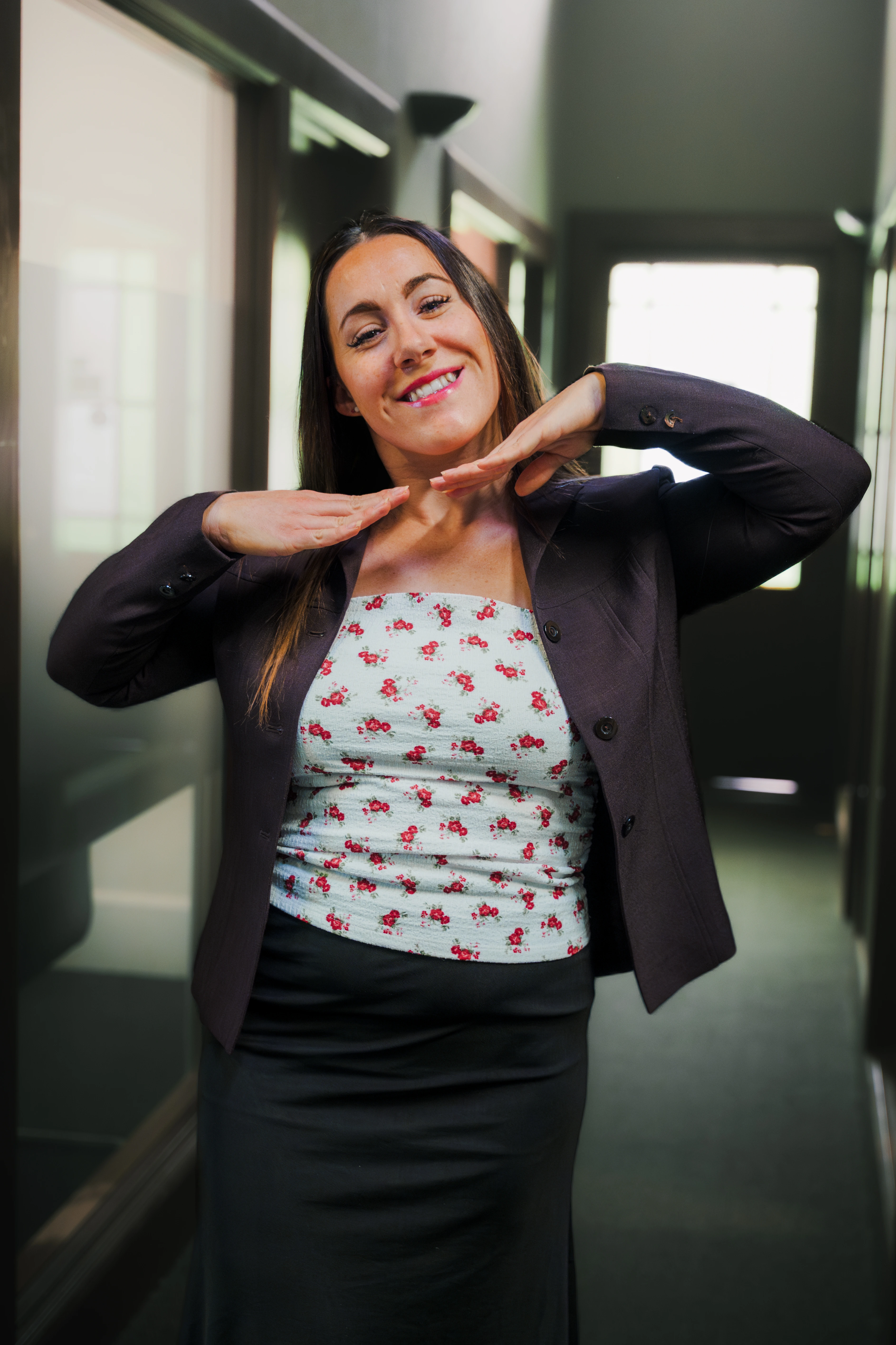 Olivia Hines smiling